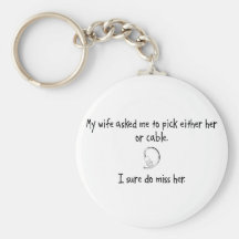 Pick Wife or Cable Keychains