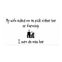 Pick Wife or Farming posters