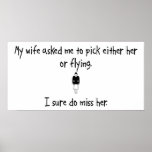 Pick Wife or Flying posters