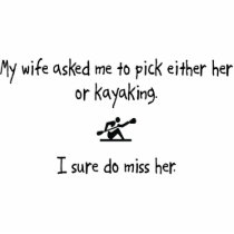 Pick Wife or Kayaking photo sculptures by 1000suns Pick Wife or Kayaking photo sculptures