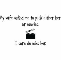 Pick Wife or Movies photo sculptures by 1000suns Pick Wife or Movies photo sculptures