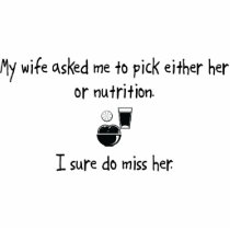 Pick Wife or Nutrition photo sculptures by 1000suns Pick Wife or Nutrition photo sculptures
