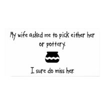 Pick Wife or Pottery posters