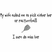 Pick Wife or Racquetball photo sculptures