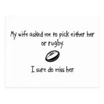 Pick Wife or Rugby Post Cards