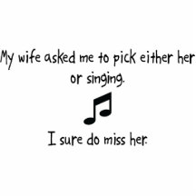 Pick Wife or Singing Photo Sculpture
