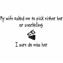 Pick Wife or Snorkeling photo sculptures by 1000suns Pick Wife or Snorkeling photo sculptures
