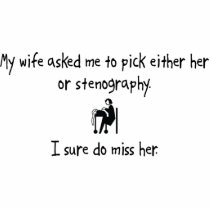 Pick Wife or Stenography photo sculptures