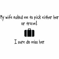 Pick Wife or Travel photo sculptures