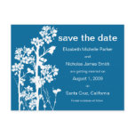PICK-YOUR-COLOR Japanese Floral Save the Date Post Card