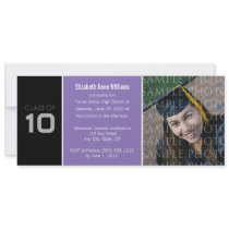 Pick YOUR COLOR Skinny Graduation Invitation by GraduateShoppe Pick YOUR COLOR Skinny Graduation Invitation