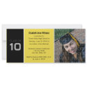 Pick YOUR COLOR Skinny Graduation Invitation by GraduateShoppe Pick YOUR COLOR Skinny Graduation Invitation