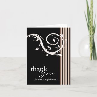 Pick YOUR Color Thank You Card card