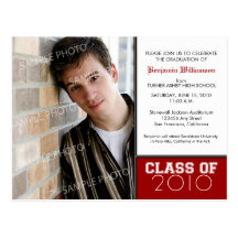 Pick-Your-Own-Color (for dark colors) Graduation Postcard