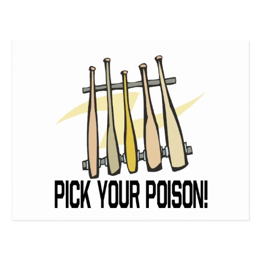 Pick Your Poison Postcard Zazzle