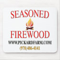 Pickard Farm Seasoned Firewood Mousepad mousepad