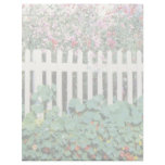 Picket Fence With Sweet Peas And Nasturtium Letterhead Template