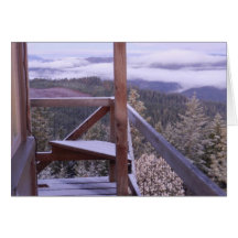 Pickett Butte Fire Lookout Umpqua National Forest Greeting Cards