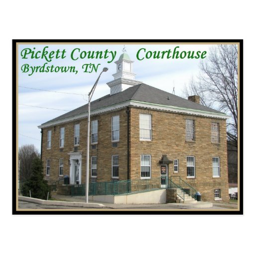 Pickett County Courthouse Byrdstown, TN Postcard Zazzle