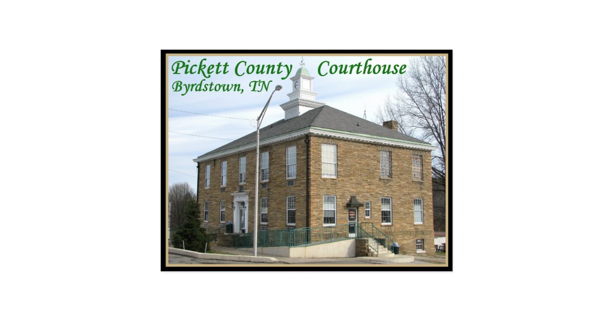 Pickett County Courthouse Byrdstown, TN Postcard Zazzle
