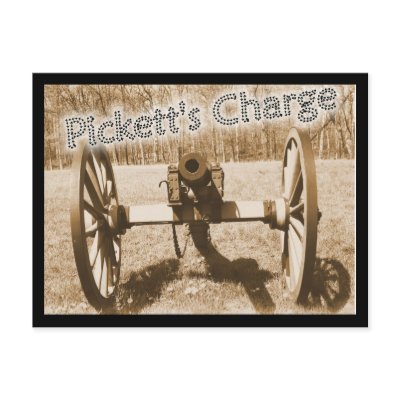 Pickett's Charge Postcard by sharpcreations
