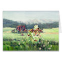 PICKING DAISIES by SHARON SHARPE cards by sharonsharpe PICKING DAISIES by SHARON SHARPE cards