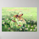 PICKING DAISIES by SHARON SHARPE posters