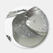 PickingDiamonds062710Shadows Refrigerator Magnet