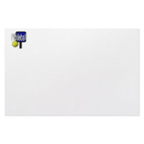 Pickle and ball graphic with paddle and ball stationery paper