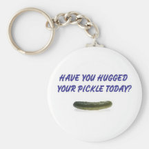PICKLE HUG KEYCHAINS