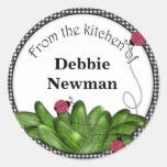 Pickle Jar Stickers Personalized