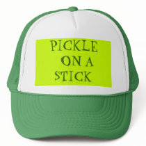 PICKLE ON A STICK hats by theUnderBeLLy PICKLE ON A STICK hats