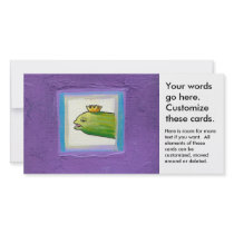 Pickle poet eel king weird unique fun original art photo greeting card