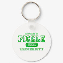 Pickle University keychains by universityshirts Pickle University keychains