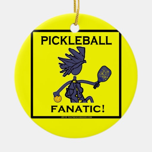 Pickleball Fanatic Christmas Tree Ornaments