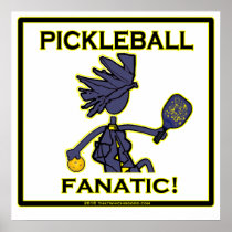 Pickleball Fanatic Gifts & T Shirts Print