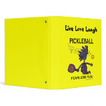 Pickleball Fearless Fun 3 Ring Binders