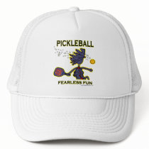 Pickleball Fearless Fun Trucker Hats