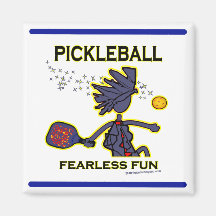 Pickleball Fearless Fun Magnet
