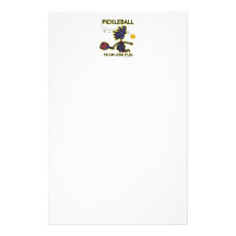 Pickleball Fearless Fun Stationery Paper