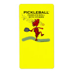 Pickleball Paddles Well With Others Personalized Shipping Labels