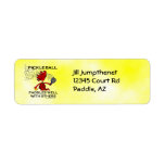 Pickleball Paddles Well With Others Return Address Label