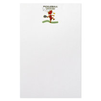 Pickleball Paddles Well With Others Custom Stationery