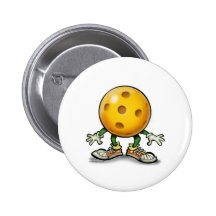Pickleball Pinback Button