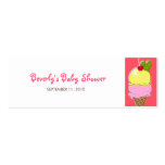 Pickles and Ice Cream Gift Tags Business Card Template