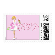 Pickles and Ice Cream RSVP postage by Designdivaad Pickles and Ice Cream RSVP postage