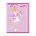Pickles & Ice Cream Baby Shower Post Card