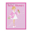 Pickles & Ice Cream Baby Shower Post Card postcards by Designdivaad Pickles & Ice Cream Baby Shower Post Card postcards