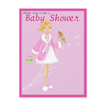 Pickles & Ice Cream Baby Shower Post Card postcards