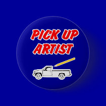 Pickup Artist Button buttons